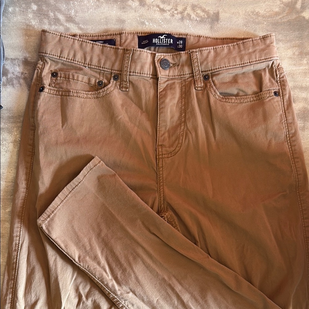 Hollister Light Brown Pants